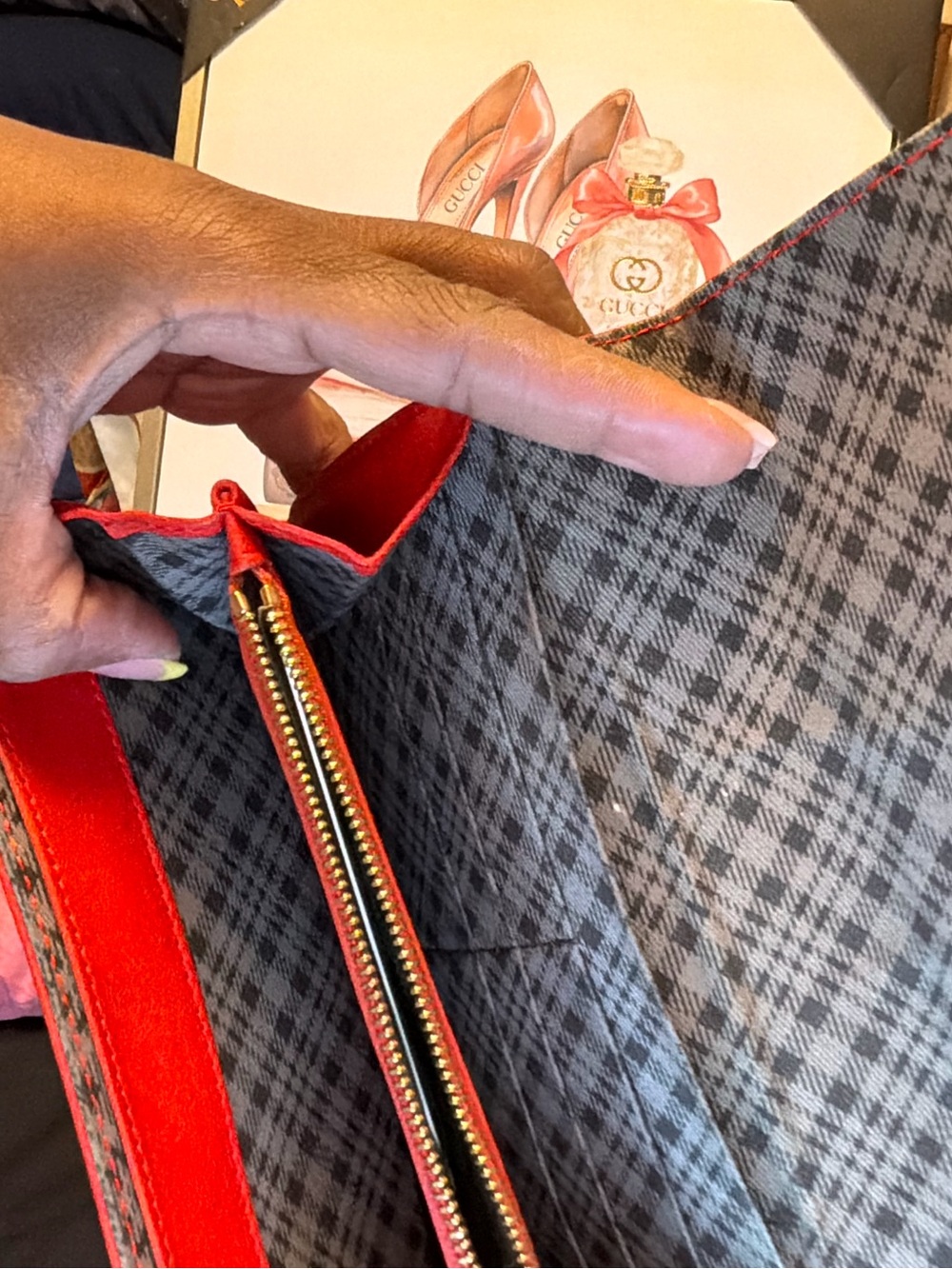 See by Chloé Red Leather Bow Wallet - Picture 6 of 16